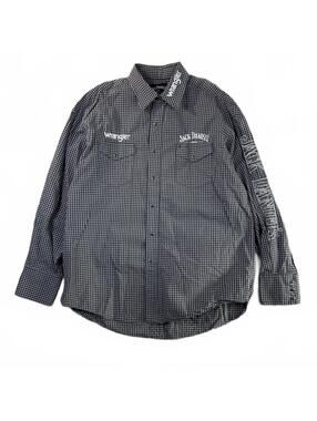 Wrangler Jack Daniels Pearl Snap Shirt XL